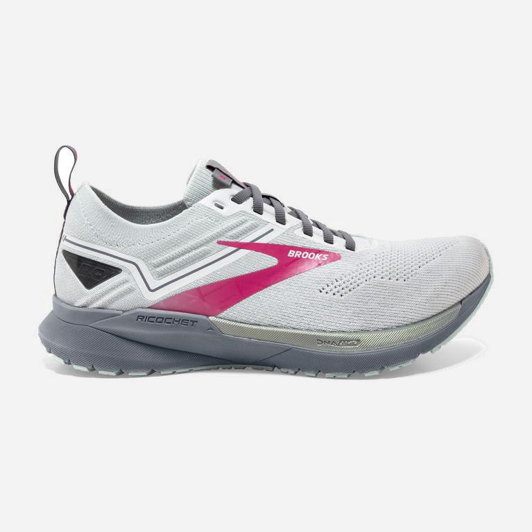 Brooks Ricochet 3 Lightweight - Zapatillas Running Asfalto Mujer - Blancas / Rosas (GK7283915)